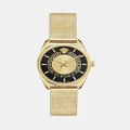 Versace - New V Circle - Watches (Black Dial) New V Circle