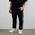 Versace Jeans Couture - Taped Trackpants - Pants (Black) Taped Trackpants