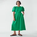 Calli - Glora Midi Dress - Dresses (Apple Green) Glora Midi Dress