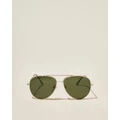 Cotton On - Marshall Polarized Sunglasses - Sunglasses (GOLD) Marshall Polarized Sunglasses