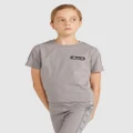 Ellesse - Credell Girls Crop T Shirt - Sports Tops & Bras (GREY) Credell Girls Crop T-Shirt