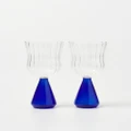No.22 - Blue Wine Glasses - Home (Blue) Blue Wine Glasses