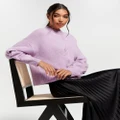 Y.A.S - Lexu Knit - Coats & Jackets (Pink) Lexu Knit