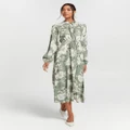 Y.A.S - Khalila Floral Dress - Coats & Jackets (Green) Khalila Floral Dress