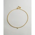Luv Aj - Bardot Stud Charm Necklace - Jewellery (Gold) Bardot Stud Charm Necklace