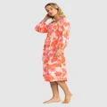 Roxy - Sunshine Spirit Midi Dress For Women - Dresses (PALE DOGWOOD LHIBISCUS) Sunshine Spirit Midi Dress For Women