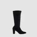 Dune London - Siren Black - Knee-High Boots (Black) Siren - Black