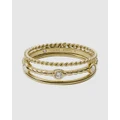 Fossil - Fossil Val Gold Ring JF03801710 - Jewellery (Gold) Fossil Val Gold Ring JF03801710