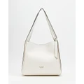 Kate Spade - Knott Pebbled Leather Large Shoulder Bag - Handbags (Cream.) Knott Pebbled Leather Large Shoulder Bag