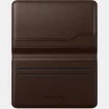 Nomad - Card Wallet Plus Haroween Leather - Wallets (Brown) Card Wallet Plus Haroween Leather
