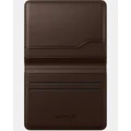 Nomad - Card Wallet Plus Haroween Leather - Wallets (Brown) Card Wallet Plus Haroween Leather