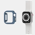 Otterbox - Otterbox Apple Watch 4 5 6 SE 40mm Bumper Fine Timing - Watches (Blue) Otterbox Apple Watch 4-5-6-SE 40mm Bumper - Fine Timing