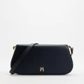 Tommy Hilfiger - Spring Chic Flap Crossover - Bags (Space Blue) Spring Chic Flap Crossover