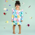 Rock Your Kid - Princess Swoosh Nightie ICONIC EXCLUSIVE Kids - Sleepwear (Multi) Princess Swoosh Nightie - ICONIC EXCLUSIVE - Kids