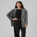 Vero Moda - Mila Oversized Blazer - Blazers (Grey) Mila Oversized Blazer
