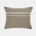 Basil Bangs - Indoor Outdoor Cushion Cover - Home (Taupe) Indoor Outdoor Cushion Cover