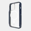 Incipio - Incipio AeroGrip MagSafe phone case for iPhone 14 Pro Midnight Navy Clear - Tech Accessories (Blue) Incipio AeroGrip MagSafe phone case for iPhone 14 Pro Midnight Navy-Clear