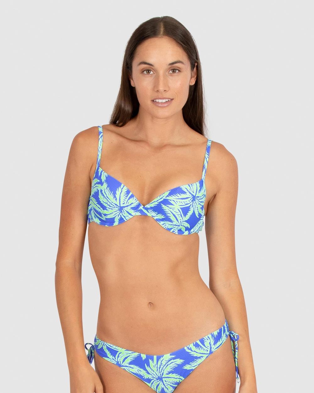 Baku Swimwear - Hot Tropics Push Up Swim Top - Bikini Set (Blue) Hot Tropics Push Up Swim Top