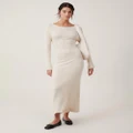 Cotton On - Urban Knit Maxi Dress - Dresses (Oatmeal Marle) Urban Knit Maxi Dress