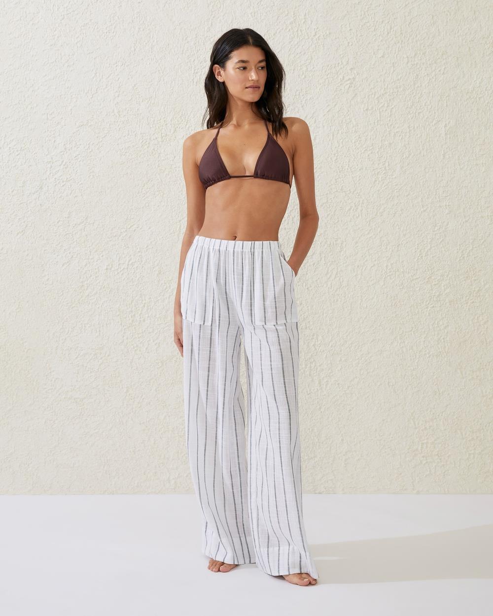 Cotton On Body - Relaxed Pocket Beach Pant - Swimwear (KHAKI) Relaxed Pocket Beach Pant