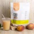 Happy Way - Apple Peach Vegan Protein Water Powder - Vitamins & Supplements (Blue) Apple Peach Vegan Protein Water Powder