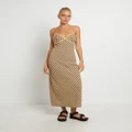 Insight - Jenny Plaid Bias Midi Dress - Dresses (ASSORTED) Jenny Plaid Bias Midi Dress