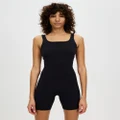 Nike - Zenvy Dri FIT Short Bodysuit - Dresses (Black) Zenvy Dri-FIT Short Bodysuit