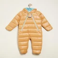 Patagonia - Hi Loft Down Sweater Bunting Babies - All onesies (Dried Mango) Hi-Loft Down Sweater Bunting - Babies