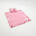 UGG - Bixbee Bootie & Lovey Blanket Kids - Blankets (Bubblegum) Bixbee Bootie & Lovey Blanket - Kids