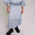 Maje - Jachelona Skirt - Skirts (CLOVER MONOGRAM ECRU / BLUE) Jachelona Skirt