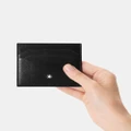Montblanc - Meisterstück Card Holder 6cc - Wallets (Black) Meisterstück Card Holder 6cc