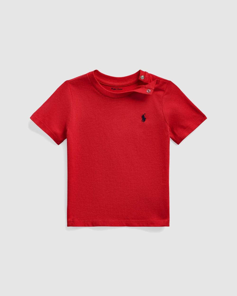 Polo Ralph Lauren - Short Sleeve T Shirt Babies - T-Shirts & Singlets (Red) Short Sleeve T-Shirt - Babies