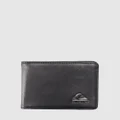 Quiksilver - Slim Rays Bi Fold Wallet For Men - Wallets (BLACK) Slim Rays Bi Fold Wallet For Men