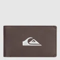 Quiksilver - New Miss Dollar Bi Fold Leather Wallet - Wallets (CHOCOLATE BROWN) New Miss Dollar Bi Fold Leather Wallet