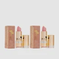 Silk Oil of Morocco - Argan Lip Balm Duo Pack Peach Daiquiri Value Pack - Beauty (Pink) Argan Lip Balm - Duo Pack - Peach Daiquiri - Value Pack