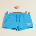 Tommy Hilfiger - Bold Varsity Shorts Teens - Shorts (Blue Crush) Bold Varsity Shorts - Teens