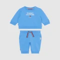 Tommy Hilfiger - Baby Tommy Hilfiger Logo Set Babies - 2 Piece (Blue Spell) Baby Tommy Hilfiger Logo Set - Babies