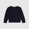 Tommy Hilfiger - Essential Sweater Kids - Jumpers & Cardigans (Desert Sky) Essential Sweater - Kids
