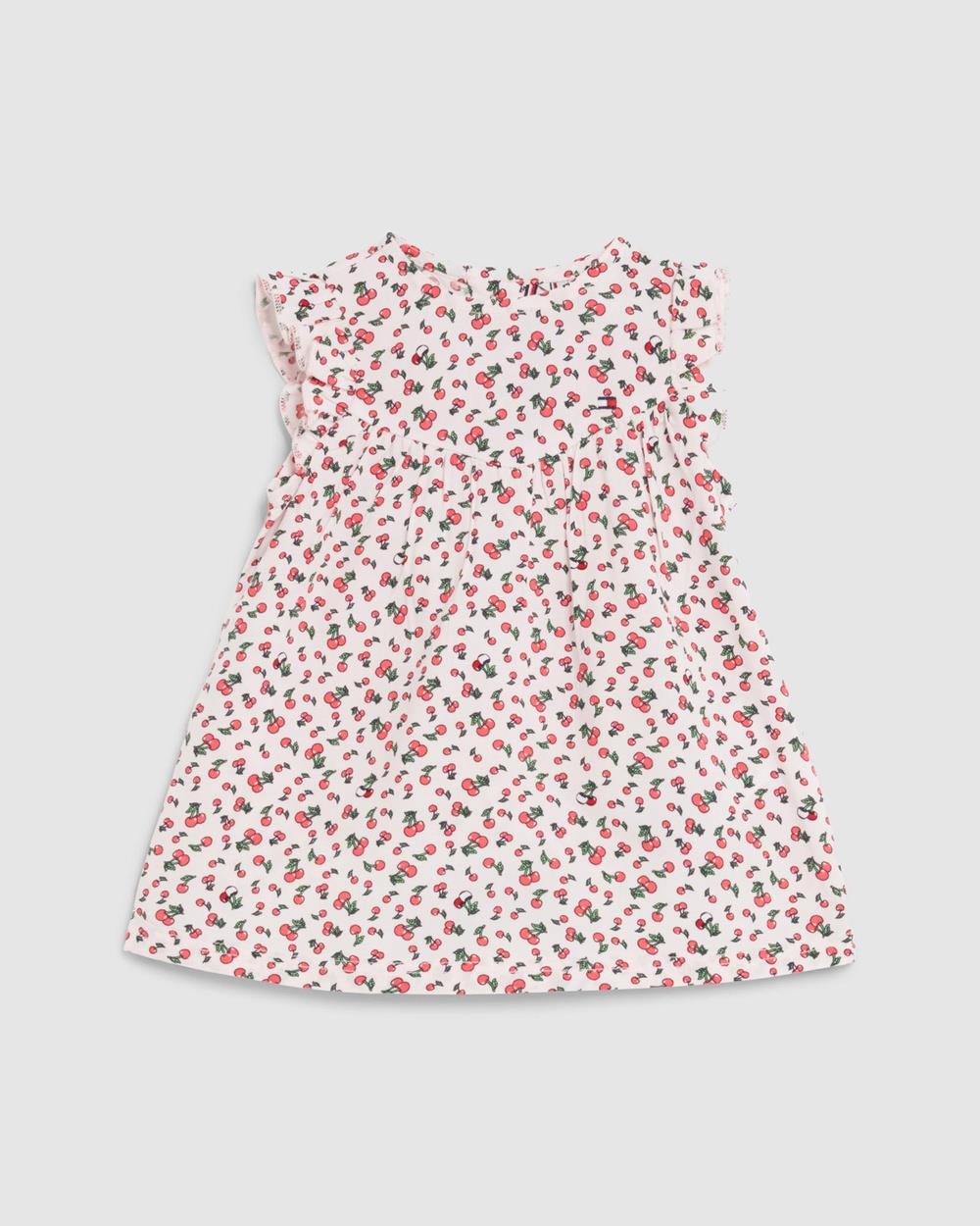 Tommy Hilfiger - Cherry SS Dress Babies - Printed Dresses (Faint Pink Cherry Allover) Cherry SS Dress - Babies