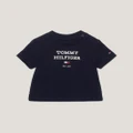 Tommy Hilfiger - Tommy Hilfiger Logo SS Tee Babies - T-Shirts & Singlets (Desert Sky) Tommy Hilfiger Logo SS Tee - Babies