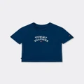 Tommy Hilfiger - SS WCC Baby Hilfiger Flag Tee Babies - T-Shirts & Singlets (Deep Indigo) SS WCC Baby Hilfiger Flag Tee - Babies