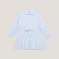 Tommy Hilfiger - Ithaca Stripe Shirt Dress Teens - Dresses (Copenhagen Blue & White) Ithaca Stripe Shirt Dress - Teens