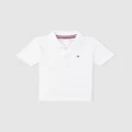 Tommy Hilfiger - Baby Flag Polo SS Babies - Shirts & Polos (White) Baby Flag Polo SS - Babies
