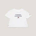 Tommy Hilfiger - Tommy Hilfiger Logo SS Tee Babies - T-Shirts & Singlets (White) Tommy Hilfiger Logo SS Tee - Babies