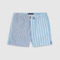 Tommy Hilfiger - Striped Hemp Shorts Teens - Shorts (Colour Block Stripes Solid) Striped Hemp Shorts - Teens