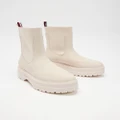 Tommy Hilfiger - Rubberised Thermo Boots Women's - Boots (Cashmere Creme) Rubberised Thermo Boots - Women's