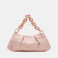 Camilla - Small Clutch With Chain - Clutches (Solid Pink) Small Clutch With Chain