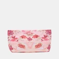 Camilla - Small Makeup Clutch - Clutches (Blossoms And Brushstrokes) Small Makeup Clutch