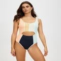 Rip Curl - Block Party Splice Good One Piece - One-Piece / Swimsuit (Multico) Block Party Splice Good One-Piece
