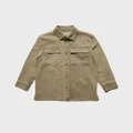 Academy Brand - Kids Essential Overshirt - Coats & Jackets (NEUTRALS) Kids Essential Overshirt